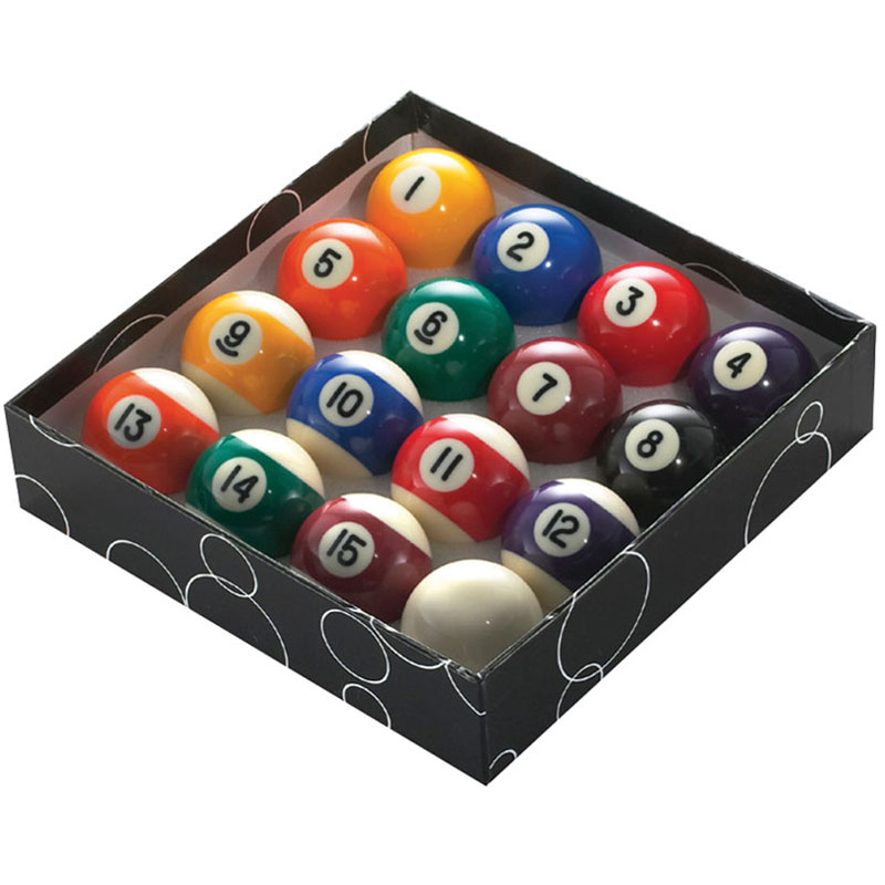 2" (51MM) POOL BALLS (STRIPES) STD Dartstore Sweden